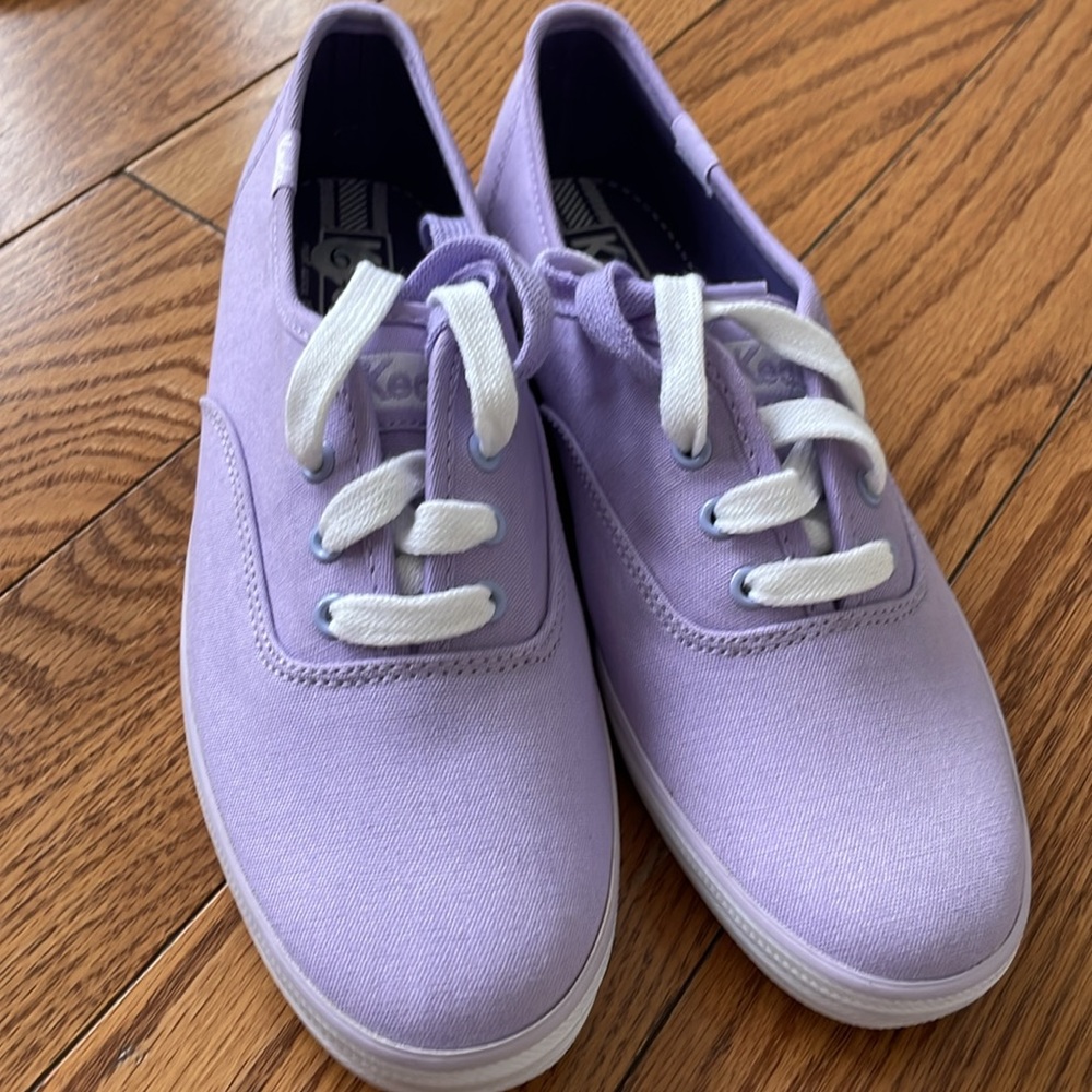 Brand new Keds lavender sneakers, size 6
